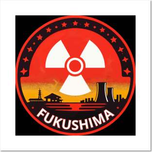 Retro Fukushima Nuclear Disaster Posters and Art